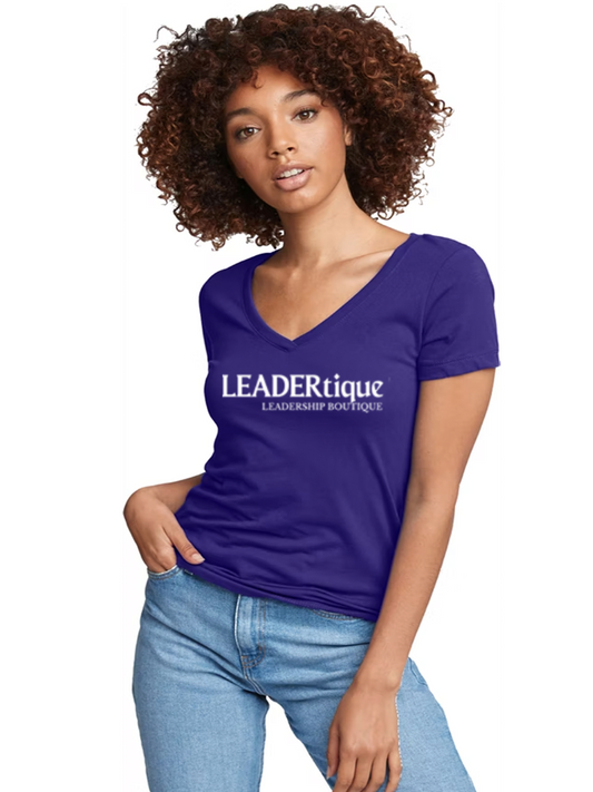 LEADERtique Ladies Fit V-Neck T-Shirt